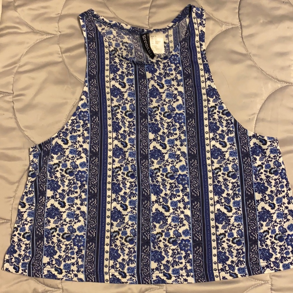 Floral crop top